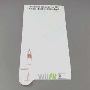 Nintendo Wii Fit Promo Notepad New